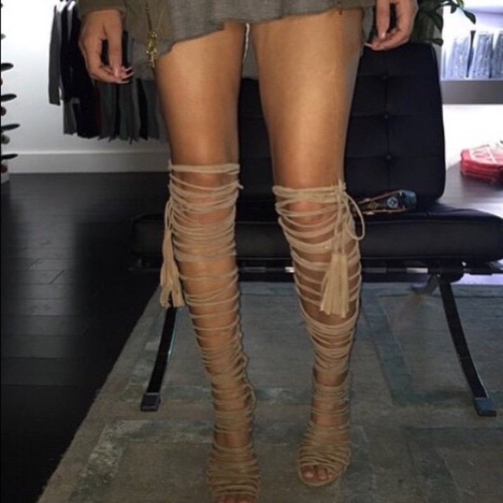 Jeffrey Campbell Levluv Thigh high Heels